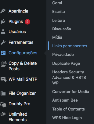 links permanentes wordpress